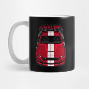 Ford Mustang Shelby GT350 2015 - 2020 - Red - White Stripes Mug